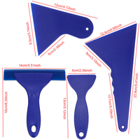 Kit d'application professionnel 21 pièces pour films vinyle et teintures de vitres, outils de covering automobile, raclettes en feutre, grattoir en plastique, couteau de pose souple