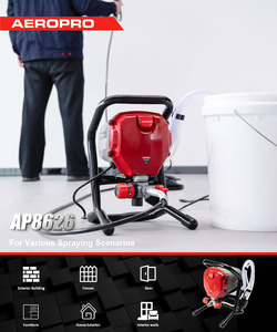 AEROPRO AP8626 Pulverizador de Pintura Eléctrico <span class=keywords><strong>Airless</strong></span> 220V, Máquina <span class=keywords><strong>Airless</strong></span> DIY con <span class=keywords><strong>Pistola</strong></span> de Pulverización <span class=keywords><strong>Airless</strong></span> 821 para Interiores y Exteriores del Hogar - Product Image 3