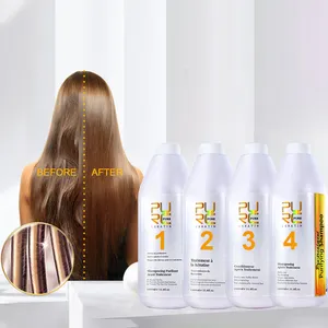 Salon best quality pure keratin protein damaged hair professional keratin treatment give hair more smoothing