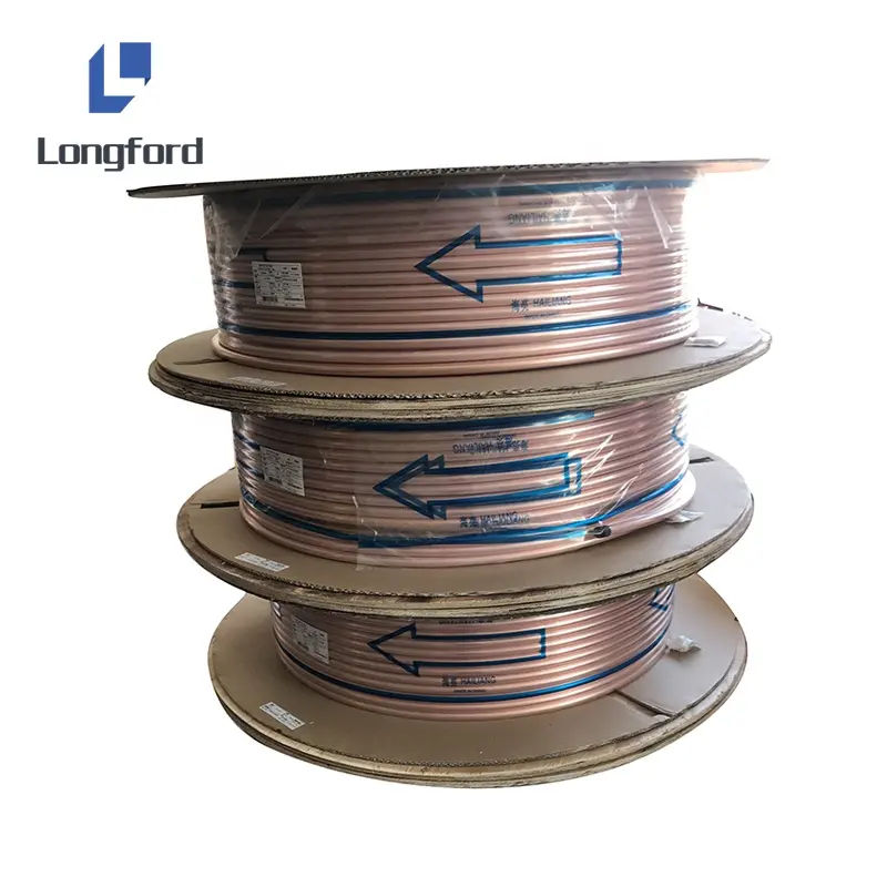 ทองแดง R410a สารทำความเย็นท่อทองแดงฝอยท่อทองแดงเครื่องปรับอากาศท่อ