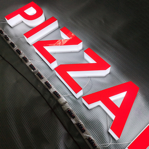 Extérieur Étanche Laser Gravé Led Bord Allumé Signalisation 3D Géant Réservé Illuminé En Plastique Acrylique Lettere Signe Pour Mur - Product Image 4