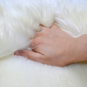 Housses de siège de voiture en peau de mouton véritable, couleur rose, en fourrure animale véritable, style australien, pour femmes - Product Image 5