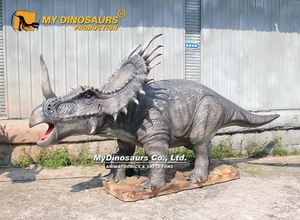 MyDino AD037 Outdoor-Garten-Display Animatronischer Dinosaurier Realistischer <span class=keywords><strong>Styracosaurus</strong></span> zum Verkauf - Product Image 5