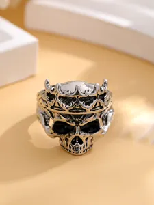 Jewelry Hip Hop Punk Street Style Retro Alloy Viking Style Ring For Men And Women