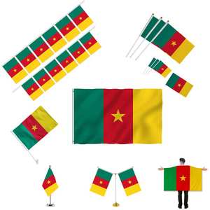 Camiseta de Fútbol de Camerún con Logotipo Personalizado, Artículo de Recuerdo para Fanáticos, Material de Poliéster, Impresión Digital, Talla Personalizada - Product Image 3