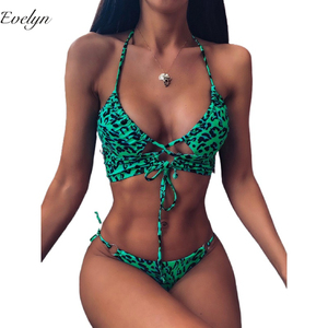 Traje de Baño de Dos Piezas para Mujer EVELYN, OEM ODM, Bikini Estampado Sólido, Spandex/Nylon, Personalizable, Transpirable, Antibacterial, con Copas sin Varillas - Product Image 5