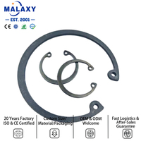 Malaxy Custom Made Per Drawing 65Mn DIN 472 Spring Steel Internal Snap Ring for Mechanical Equipment Internal Circlip