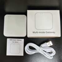 Gateway Inteligente Tuya Zigbee Inalámbrico, Compatible con la Aplicación Tuya Smart Life, Conexión con Ble5.0, Wi-Fi 2.4G y Zigbee