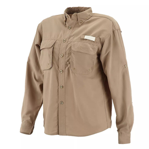 Camisa de pesca <span class=keywords><strong>Columbia</strong></span> ligera personalizada de protección solar de buena calidad fabricantes con bolsillo - Product Image 1