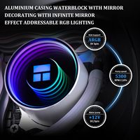 Thermalright 240mm Liquid Cooler Frozen Notte 240 ARGB 2000RPM Kecepatan Tinggi PC Air Cooling Radiator