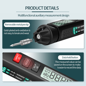 A3007 Digitale Multimeter Pen 6000 Telt Tester Meter Ac/Dc Spanning Weerstand <span class=keywords><strong>Diode</strong></span> Handheld Tester Gereedschap - Product Image 5