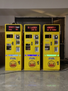 เครื่องเปลี่ยนเหรียญ/โทเค็นติดผนังเครื่องเปลี่ยนใบเรียกเก็บเงินเป็นเหรียญรับใบเสร็จจ่ายเหรียญหรือโทเค็นประตูที่เก็บค่าผ่านทางที่จอดรถ - Product Image 5