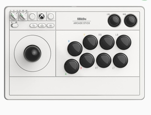 จอยสติ๊ก 8BitDo Arcade Stick สีขาว รุ่น 81JA01D แบบไร้สาย 2.4G และแบบมีสาย สำหรับ PC ซีรีส์วัน รุ่น 81JA01D/81JA02D  จอยควบคุมเกม - Product Image 6