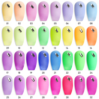 Missgel Professionnel Fournitures en Gros Ensemble de Vernis Gel Néon UV Semi-Permanent pour Ongles