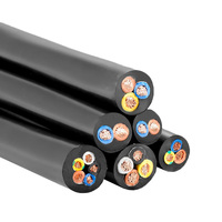 Cable de alimentación con revestimiento impermeable para exteriores de cobre estándar RVV 2 núcleos 3 núcleos 10 16 25 35mm Cable trifásico 450V/750V