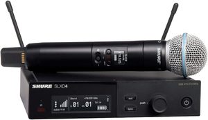 Sistema de Microfone Sem Fio Profissional UHF SLXD4 com Microfone Dinâmico SLX24 para Igreja - Product Image 6