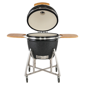 <span class=keywords><strong>SEB</strong></span> KAMADO/ Barbecue en céramique de style Kamado de 26 pouces à économie d'énergie pour fumer et cuire en extérieur - Haute rétention de chaleur - Product Image 2