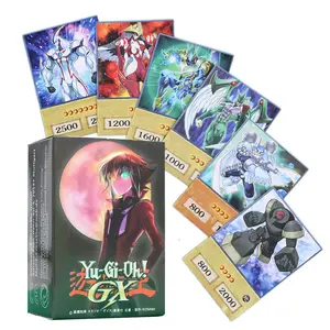 100 Dm Gx 5ds Engels Yugioh Diy Cards Blue-Eyes White Dragon Trading Games Anime Yu Gi Oh Collectiekaart Voor Kinderen