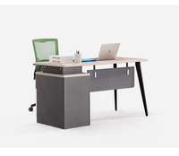 Bureau de travail modulaire rotatif en bois au design moderne, mobilier de bureau en espace ouvert - Bureaux Genova