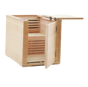 1 Person tragbare Infrarot-Sauna Körper halb Hemlock-Holz moderner Gebrauch solide Innenraum-Sauna für Zuhause kaufen fernes Infrarot Sauna 10 Stück