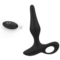 Vente en gros de jouets anaux sans fil en silicone avec télécommande, vibrateur pour hommes, plug anal, massage de la prostate, jouets sexuels pour adultes, érotique, OEM & ODM