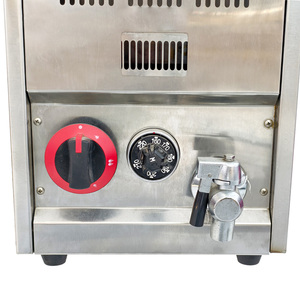 <span class=keywords><strong>Friteuse</strong></span> à gaz commerciale monocylindre en acier inoxydable Poêle à poulet frit de grande capacité <span class=keywords><strong>pour</strong></span> comptoir État neuf - Product Image 3