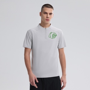 Camiseta deportiva con media cremallera, antiarañazos, suave, con refuerzo plano, anti-caída, para actividades al aire libre y senderismo - Product Image 5