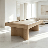 Table de billard multifonctionnelle de luxe pour la maison, 7, 8 ou 9 pieds, avec couvercle de plateau