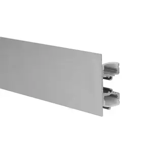 K58 실내 벽 선형 램프 위아래로 alu profil 채널 압출 pc 디퓨저 코브 led 스트립 조명 알루미늄 프로파일