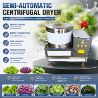Sécheur centrifuge industriel pour légumes, fruits et fruits de mer, machine de déshydratation à grande vitesse pour la transformation alimentaire