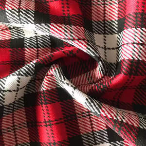 Tessuto Elasticizzato Jacquard Ponte De <span class=keywords><strong>Roma</strong></span> alla Moda ed Ecologico, 90% Poliestere 10% Spandex, Twill Elasticizzato a Quadri per Abbigliamento Femminile - Product Image 3