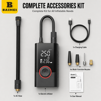 Pompe à air électrique sans fil BAIMEI, gonfleur de pneus de voiture rechargeable, numérique, portable pour voiture, SUV, fourgonnette, vente en gros OEM