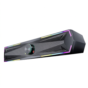 Barre de son PC filaire avec haut-parleur Bluetooth, alimentée par USB, pour TV, PC, ordinateur portable, jeux, système audio surround pour cinéma maison - Product Image 1