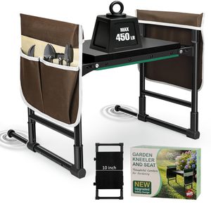 Tabouret <span class=keywords><strong>de</strong></span> <span class=keywords><strong>jardin</strong></span> pliable avec coussin <span class=keywords><strong>de</strong></span> genouillage souple <span class=keywords><strong>de</strong></span> 10 pouces <span class=keywords><strong>de</strong></span> large, banc <span class=keywords><strong>de</strong></span> <span class=keywords><strong>jardin</strong></span> portable, genouillère, capacité <span class=keywords><strong>de</strong></span> 450 lb, pour le jardinage, cadeaux - Product Image 1