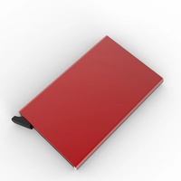 Dompet Pintar Versi Baru Anti RFID Minimalis, Penahan Kartu RFID, Tempat Kartu Aluminium