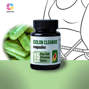 Cápsulas de Belleza para la Limpieza Intestinal con <span class=keywords><strong>Aloe</strong></span> <span class=keywords><strong>Vera</strong></span> Orgánico, Marca DNS, Venta al Por Mayor de Fábrica, Etiqueta Dorada OEM, para Mujeres - Product Image 2
