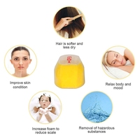 Pomme de douche en plastique haute pression, outil de douche à main avec des pierres, filtre à chlore