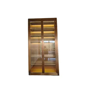 Build-in Wine Cabinet with 304 Metal Bottle Storage and Collectible Display Cabinets for Kitchen/Living Rom/Dining room