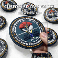 Patch en PVC personnalisé avec logo 3D en relief, thermocollant, à coudre, auto-agrippant, en feutre non tissé, motif fleur et alphabet, pour vêtements, sacs, chapeaux, chaussures