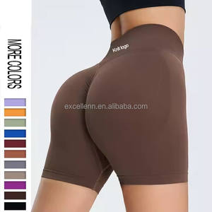 Высококачественные бесшовные женские леггинсы для фитнеса с эффектом подтяжки ягодиц, цветными вставками, из 100% нейлона, экологичные, с высокой талией, для йоги - Product Image 2