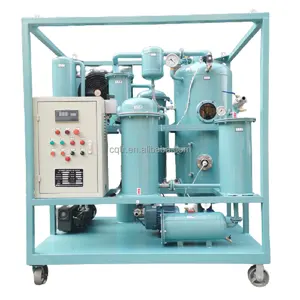 Portable Two-stage Vacuum Oil Purifier Machine/Transformer oil Filtration System/Vacuum oil filling plant