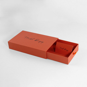 Personalised Custom Logo Cosmetic Luxury Cardboard Paper Hard Rigid <b>Pull</b> Sliding <b>Drawer</b> Gift Box Packaging Embossing Recycled - Product Image 1