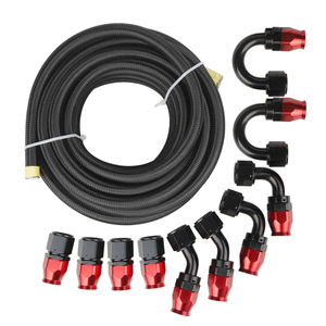 <span class=keywords><strong>Racing</strong></span> ô tô AN4 an6 an8 AN10 AN12 AN16 Nylon thép không gỉ bện e85 dầu mát nhiên liệu dòng PTFE Hose - Product Image 4