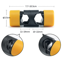 Accessoires de studio photo support de lumière à bras croisé à double trou adaptateur de montage photographique pour projecteurs Softbox appareils photo reflex numériques