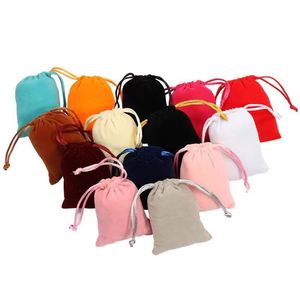 Customized Velvet Drawstring Jewelry Storage Pouch Recyclable Accessories Gift Packaging Bag - Product Image 5