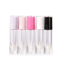 Tubes cosmétiques durables pour brillant à lèvres et rouge à lèvres, étuis de luxe de 6 ml pour baume à lèvres, contenants de maquillage vides rechargeables