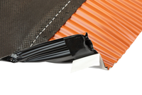 Bande d'étanchéité universelle pour gouttière de toit en Europe, avec feuille d'aluminium, résistante aux UV, garantie 5 ans pour le sommet du toit