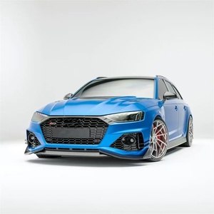 ชุดแต่งคาร์บอนไฟเบอร์แห้งสำหรับ Audi RS4 รุ่น RS4 RZ สไตล์  ประกอบด้วยลิ้นกันชนหน้า ดิฟฟิวเซอร์ สปอยเลอร์ สเกิร์ตข้าง ชุดแต่ง RS4 - Product Image 2