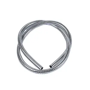 stainless steel 201 outer tube for flexible chrome plated shower hose cover