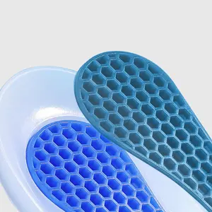 Unisex Comfort Gel Silicone Foot Half Sole Insoles Hot Selling Medical Shoe Pad Custom Cutting Moulding Service Plastic Sheets